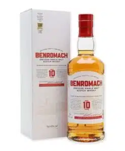 Ervaar de rijke en rokerige smaken van Benromach 10 Year Old