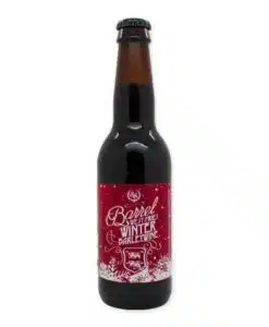 Ervaar de rijke smaken van de Bierbroeder Barrel West-Fries Winter Barleywine, een prachtig bier met een unieke rijping in whiskyvaten. Perfect voor elke bierspecialist!