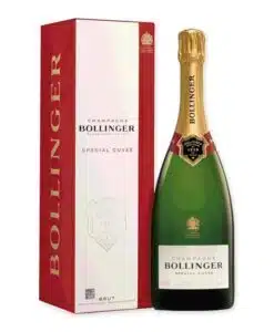 Proef de elegantie van Bollinger Champagne Special Cuvée Brut, perfect voor aperitief of als exquise begeleider van luxe maaltijden.