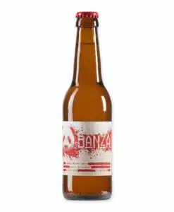 Banzai Ginger Wheat Beer is een Belgisch witbier met gember en citrus. Fris, kruidig en perfect bij Aziatische gerechten of zomerse dagen.