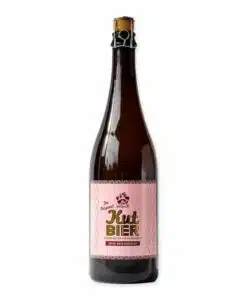 Kut Bier Blond Met Pruimen in 75cl fles. Fruitig blond bier (6,3%) met Pink Boots-hop. Gebrouwen met smaak én steun voor vrouwen in bier.