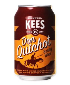 Ontdek Brouwerij Kees Don Quichot Barley Wine. Een Nederlands speciaalbier met een rijke smaak van rijpe vruchten en karamel