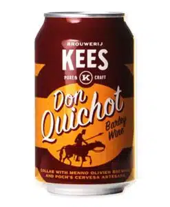 Ontdek Brouwerij Kees Don Quichot Barley Wine. Een Nederlands speciaalbier met een rijke smaak van rijpe vruchten en karamel