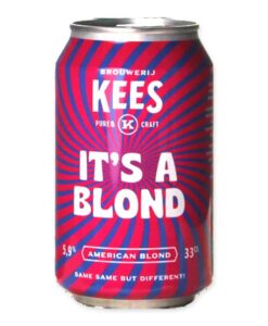Ontdek Brouwerij Kees It's A Blond met zijn perfecte balans tussen mout en verse hop. Heerlijk verfrissend en lokaal gebrouwen in Nederland.