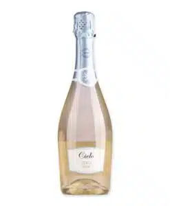 Cielo Spumante Zero is een alcoholvrije Italiaanse bubbel met appel, peer en citrus. Elegant, verfrissend en perfect als aperitief.