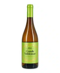 Conde Valdemar Tempranillo Blanco is een unieke witte Rioja van een zeldzame druif. Fris, bloemig en mineraal. Heerlijk bij vis of tapas.