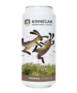 Probeer Kinnegar Thumper Double IPA voor een verfrissende smaakervaring met diepe tonen van citrus en tropisch fruit
