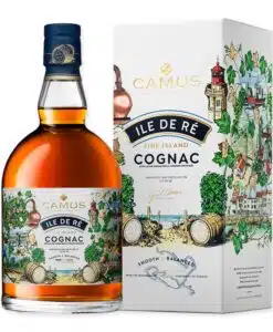 Beleef de Camus Ile De Re Cognac, met zijn unieke maritieme karakter en complexe tonen van gedroogd fruit en een rokerige afwerking.
