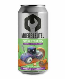 Duik in de wereld van complexe smaken met onze Moersleutel Marzipan Steamroller Pastry Stout. Ervaar de unieke combinatie van chocolade