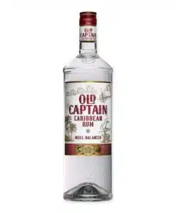 Ontdek de zuivere en frisse smaken van Old Captain White 1L, ideaal voor cocktails of puur genieten. Een legendarische rum.
