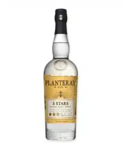 Ervaar de finesse van Plantation 3 Stars White Rum, een zorgvuldige blend van Caribische rums. Perfect voor verfijnde cocktails met zijn rijke aroma van tropische vruchten en frisse afdronk.
