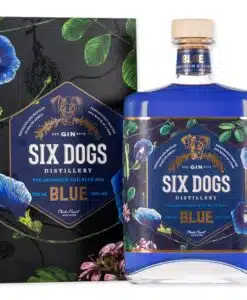 Geniet van Six Dogs Blue Gin