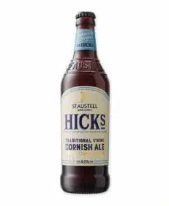 Duik in de wereld van Hicks Traditional Strong Cornish Ale, een intens moutige ervaring met een complex smaakprofiel, ideaal voor kenners.