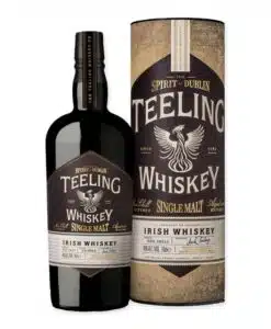 Ontdek Teeling Single Malt Irish Whiskey: een rijk palet van gerijpt fruit en kruidige eikentonen, voor een onvergetelijke Ierse whiskey-ervaring.