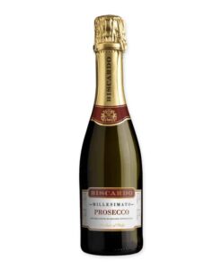 Biscardo Prosecco Spumante 0.375l uit Veneto. Fijne bubbels