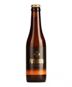 Futurum Tripel van Brouwerij De Toekomst is een rijke tripel van 9% met koriander en sinaasappelschil. Vol