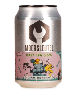 Moersleutel Crank the Spring is een hazy IPA met mango