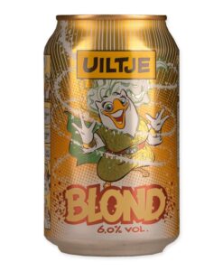 Uiltje Blond is een frisse blonde ale van 6% met Amerikaanse hop. Fruitig