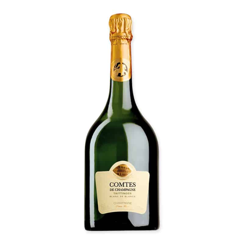 Taittinger Comtes de Champagne Blanc de Blancs 2011 is een elegante Grand Cru Champagne met 97 punten van James Suckling. Fris