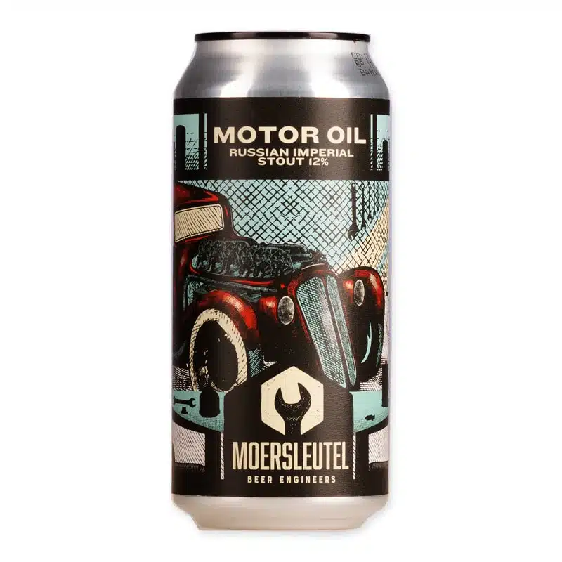 Moersleutel Motor Oil is een krachtige 12% Russian Imperial Stout met chocolade